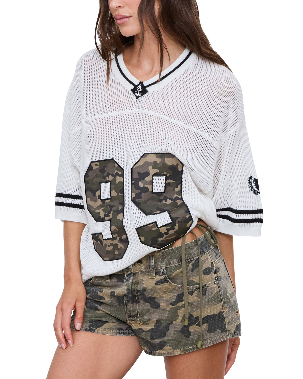 DERBY BOYFRIEND SS JERSEY CAMO SHELL