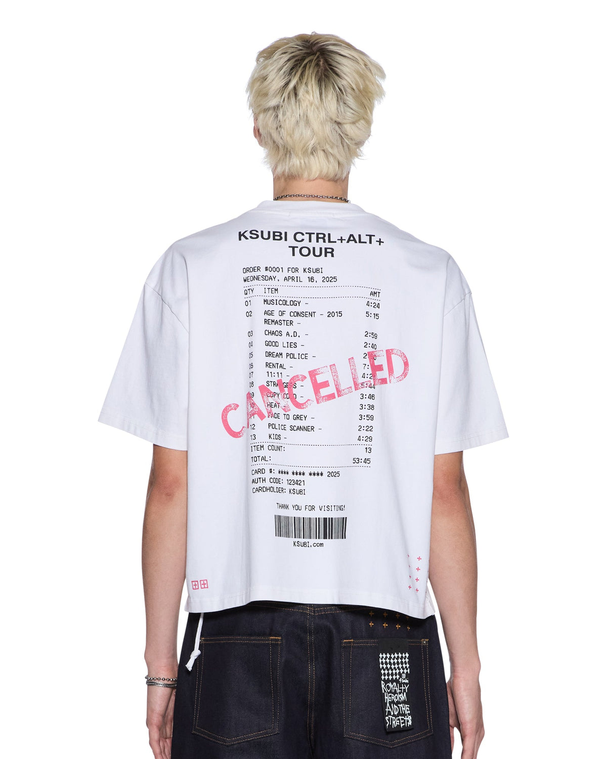 MENS FORCE QUIT SS HALEN TEE OFF WHITE TEES