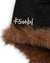  TRAPPER HAT FLOCKED BLACK HEADWEAR