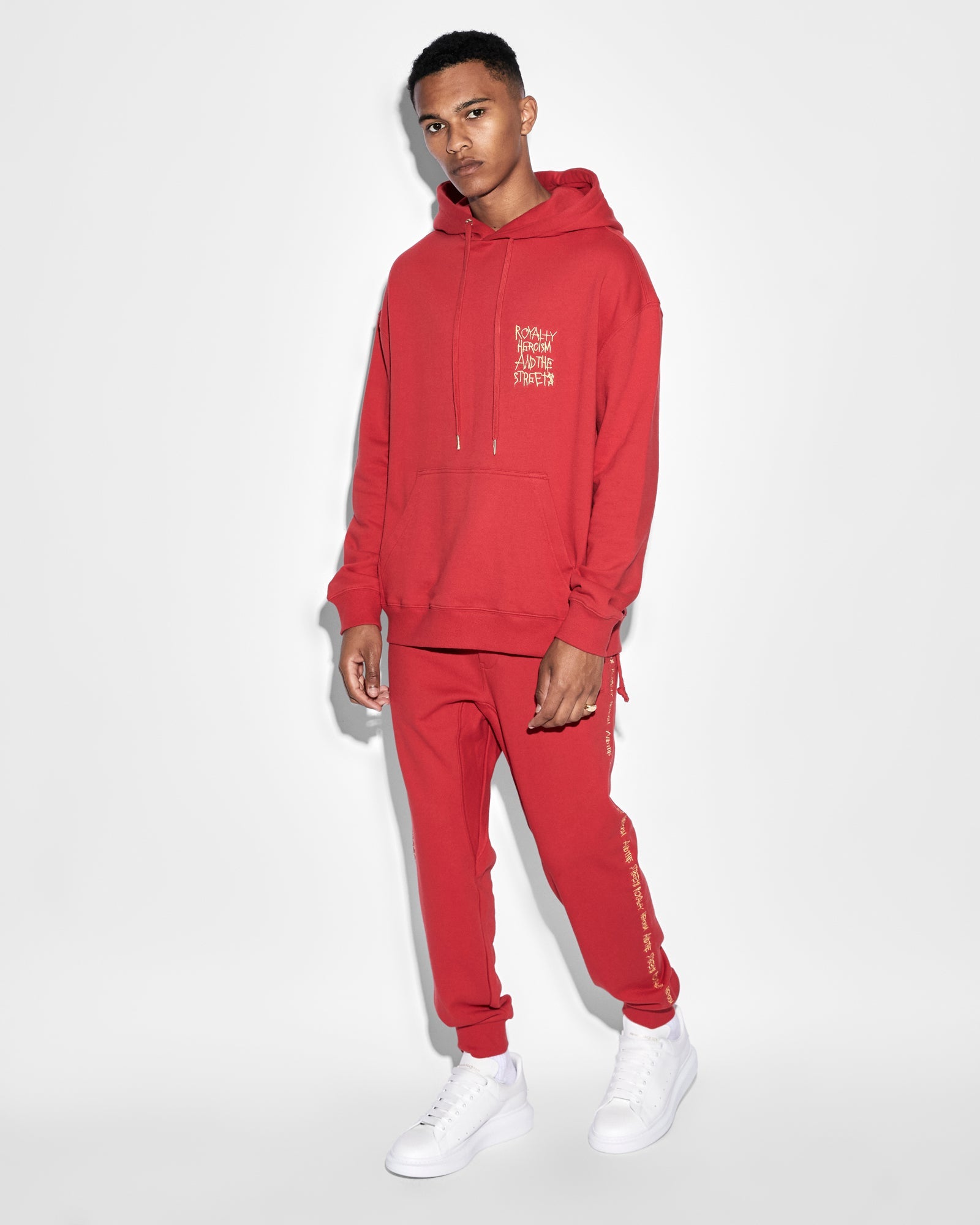 MENS  KSUBI 23 RESTORE TRAK RED RELAXED PANTS