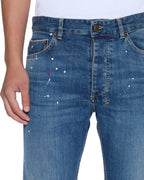 MENS CHITCH SELVEDGE ARTIST BLUE DENIM JEANS