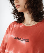 WOMENS SUPER NATURE SS TEE RED DYE TEES