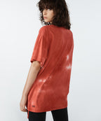 WOMENS SUPER NATURE SS TEE RED DYE TEES
