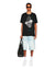 MENS  MAXX SHORT BLUE ICE RELAXED WALKSHORTS