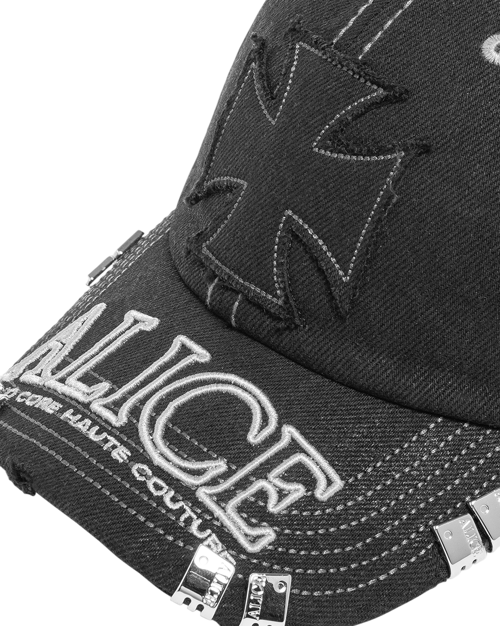 KSUBI X ALICE HOLLYWOOD ATELIER CAP BLACK WAX