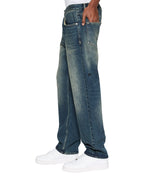 Mens Anti K Gasoline Relaxed Denim Jeans - Denim