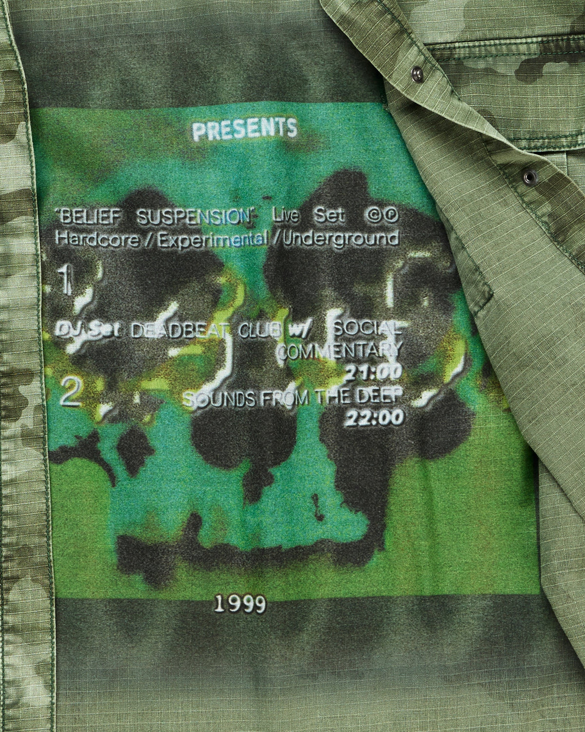 ASTRA CARGO SHIRT HASH CAMO