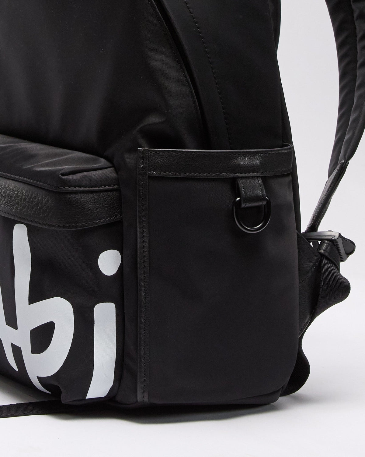 1999 NYLON LEATHER BACKPACK BLACK BAGS