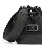 BOX CROSS BUCKET BAG NYLON/LEATHER BLACK BAGS