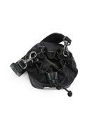 BOX CROSS BUCKET BAG NYLON/LEATHER BLACK BAGS