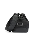 BOX CROSS BUCKET BAG NYLON/LEATHER BLACK BAGS