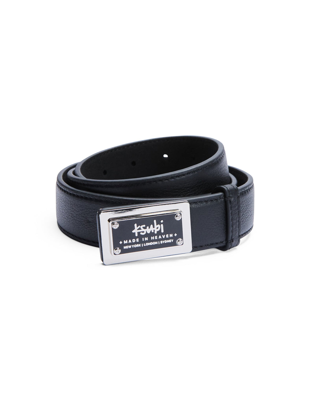 MADE IN HEAVEN BELT BLACK/ SILVER