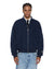 MENS  INTRUDER BOMBER JACKET NAVY OVERSIZED JACKETS