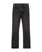 Mens Bronko Blakk Rokk Bootcut Denim Jeans - Black