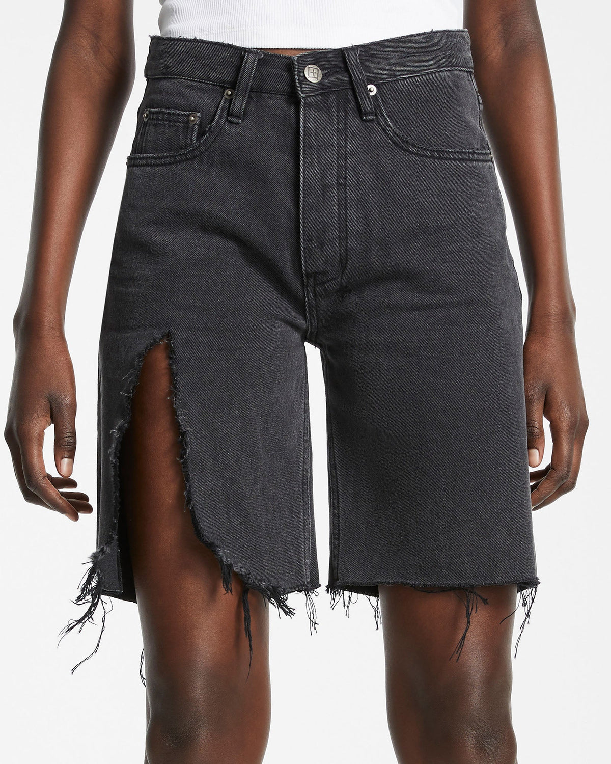 Womens Brooklyn Short Navana Relaxed Walkshorts - Black