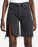 Womens Brooklyn Short Navana Relaxed Walkshorts - Black