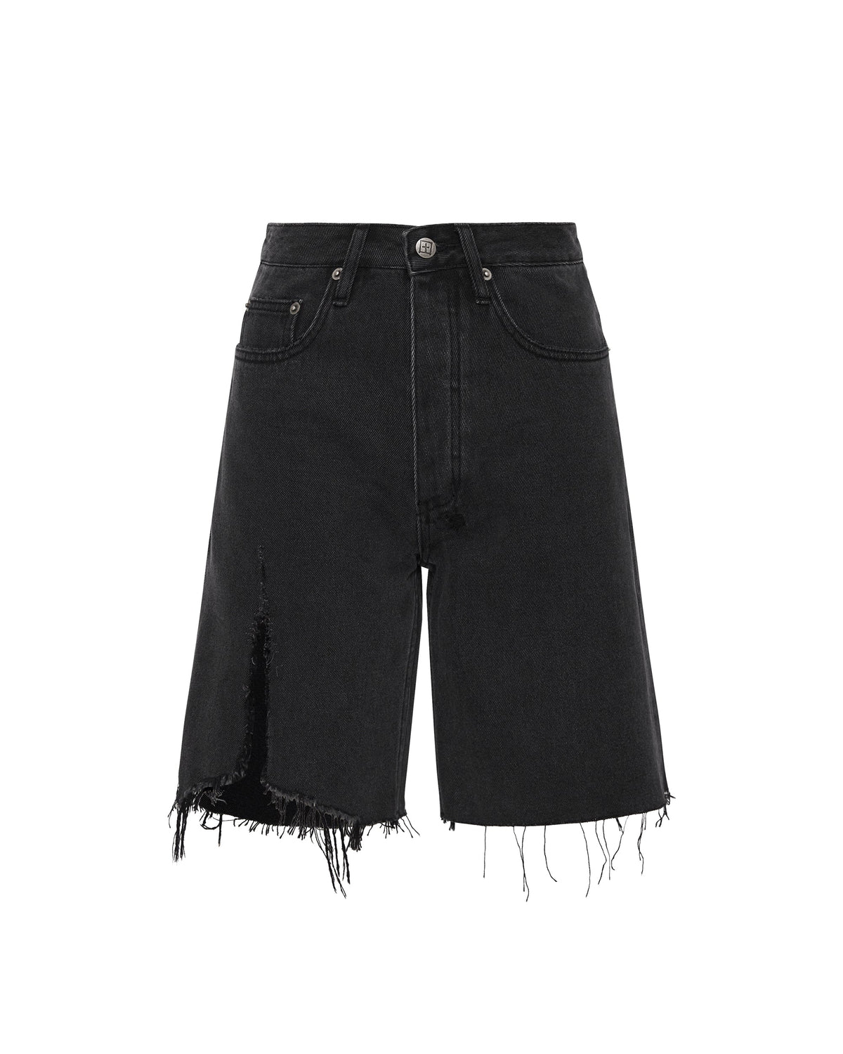 Womens Brooklyn Short Navana Relaxed Walkshorts - Black