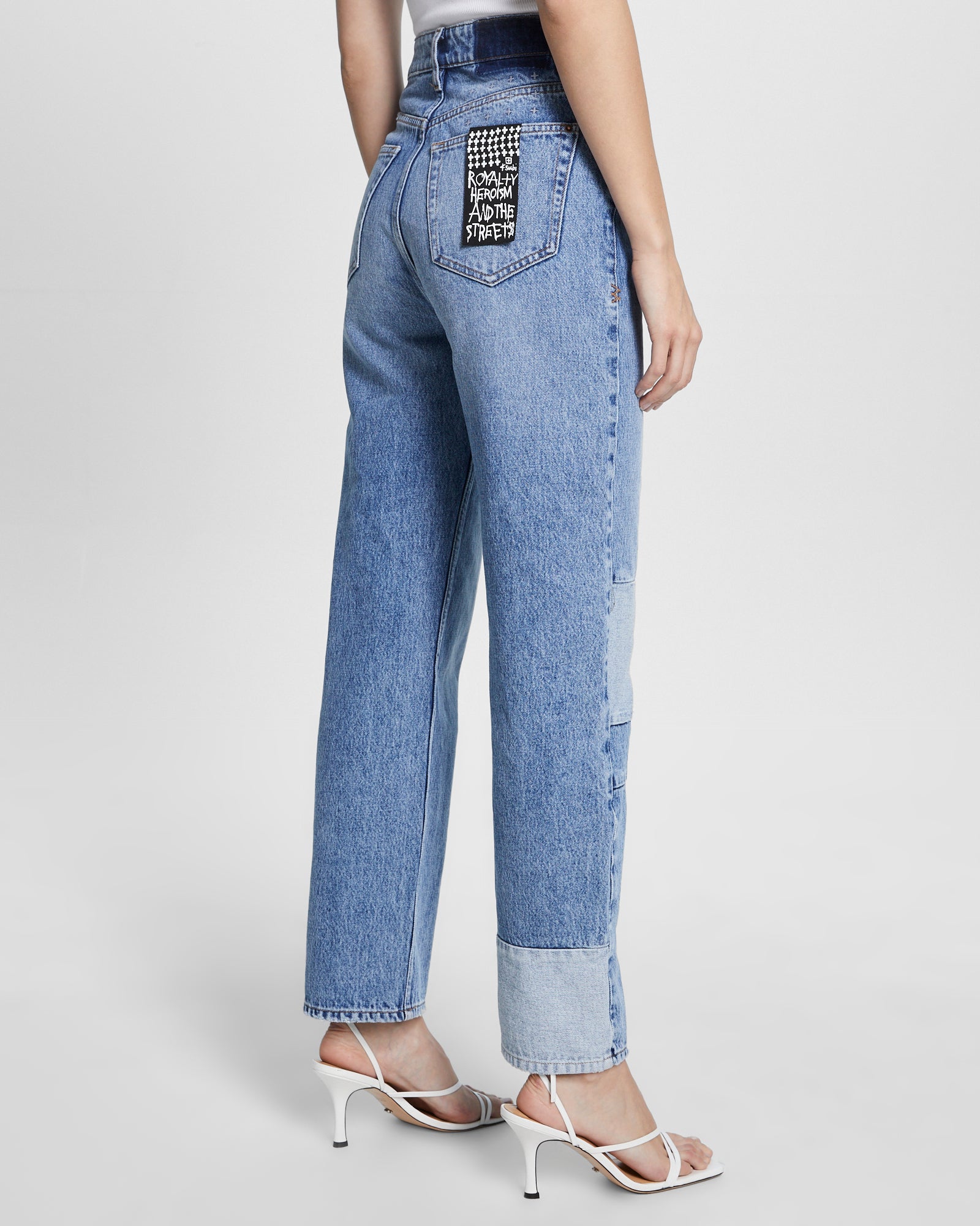 WOMENS  BROOKLYN JEAN LIFETIME REVERSED STRAIGHT DENIM JEANS