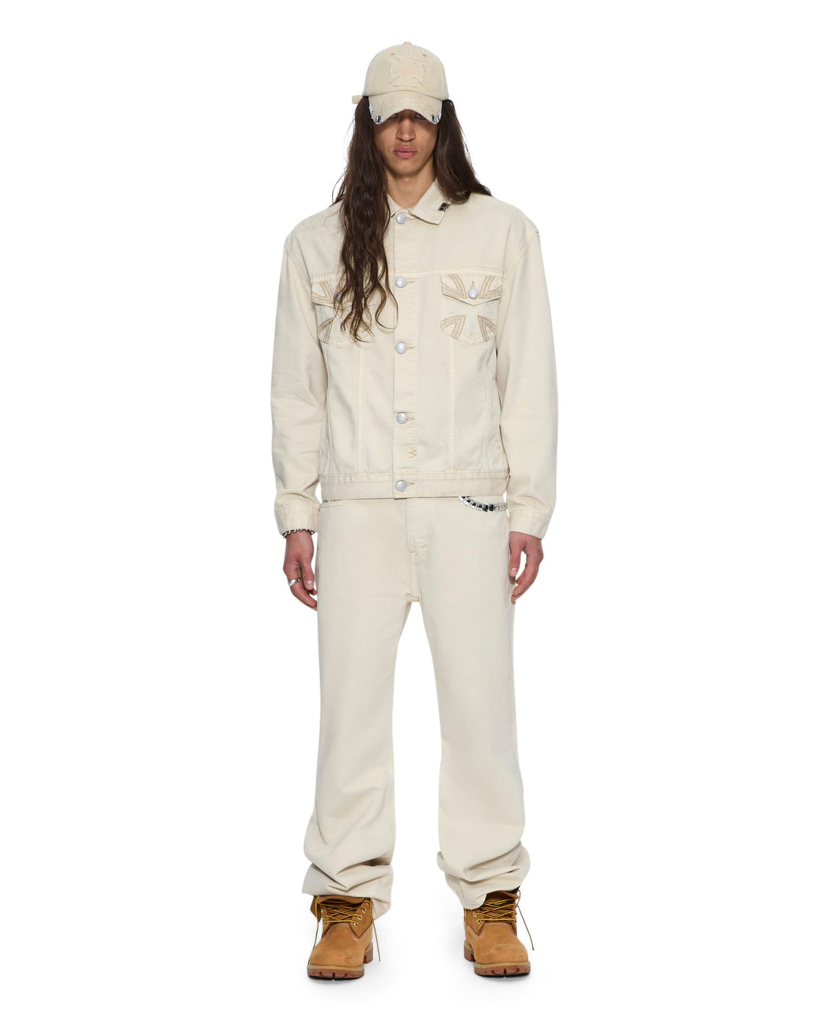 KSUBI X ALICE HOLLYWOOD OH G JACKET IVORY
