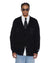 MENS  SALUD CARDIGAN JET BLACK REGULAR KNITWEAR