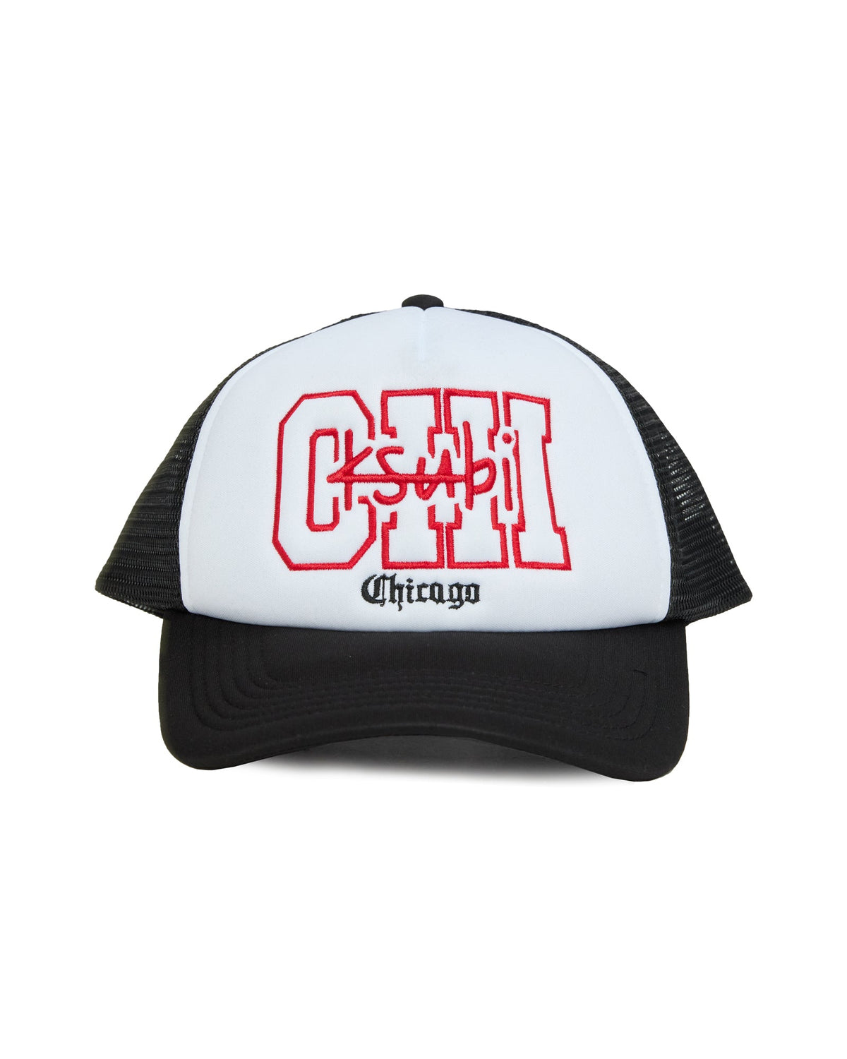 CHICAGO AND THE STREETS TRUCKER CAP BLACK