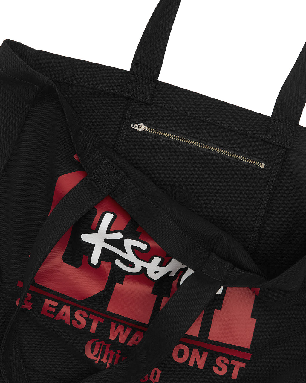 CHICAGO AND THE STREETS TOTE BLACK BAGS