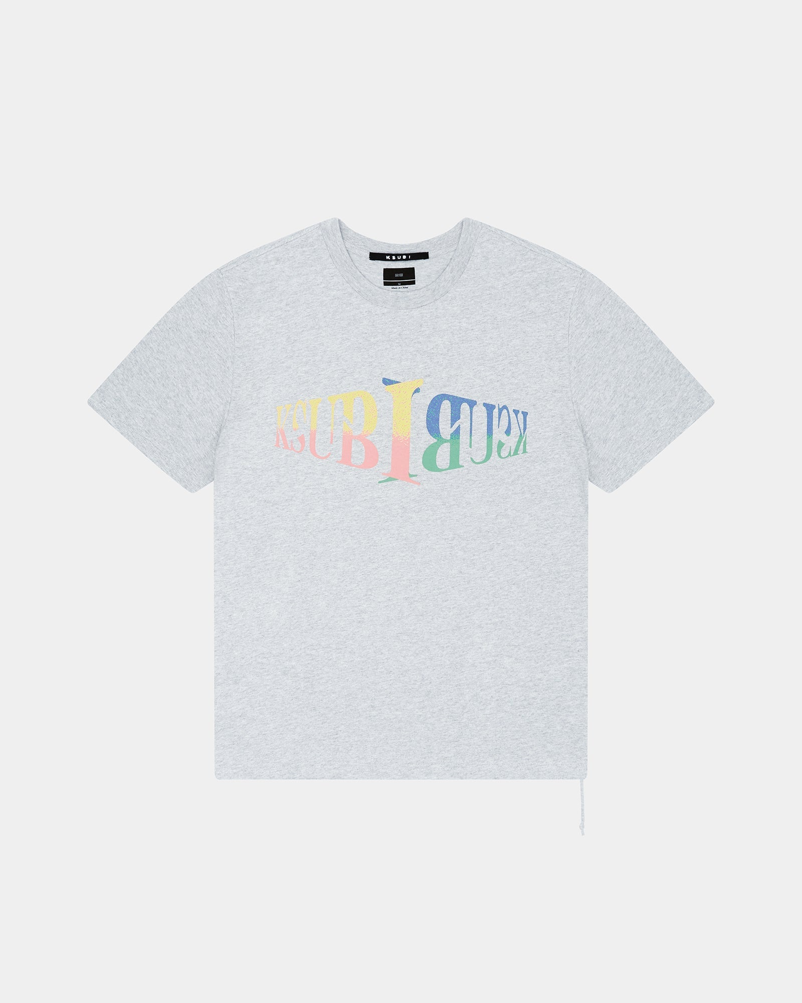 MENS  CROSSROADS KASH SS TEE GREY MARLE REGULAR TEES