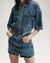 WOMENS  LOW RIDER MINI FLIP AGED RELAXED SKIRTS