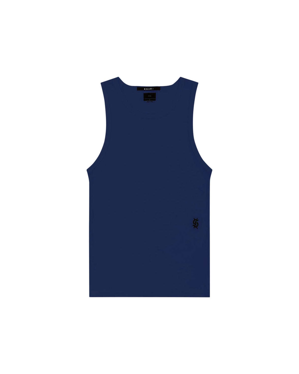 MENS DEBUT SINGLET NAVY TEES