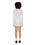 WOMENS CRAWFORD LS MINI DRESS WHITE DRESSES