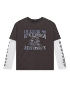 MENS ENGINE LS LAYER TEE FADED BLACK TEES
