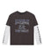 MENS  ENGINE LS LAYER TEE FADED BLACK REGULAR TEES