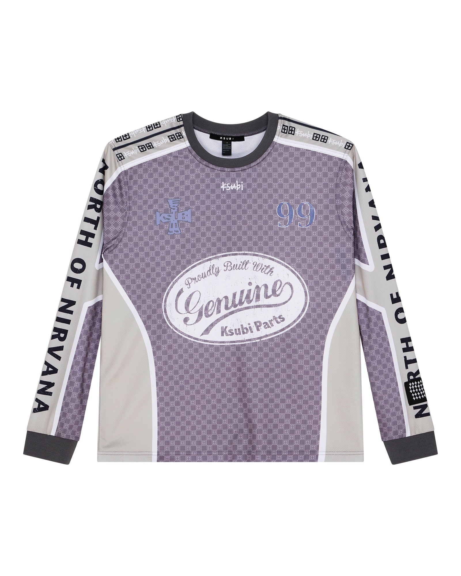 MENS  GARAGE LS MOTO JERSEY MOSS BLACK REGULAR SHIRTS