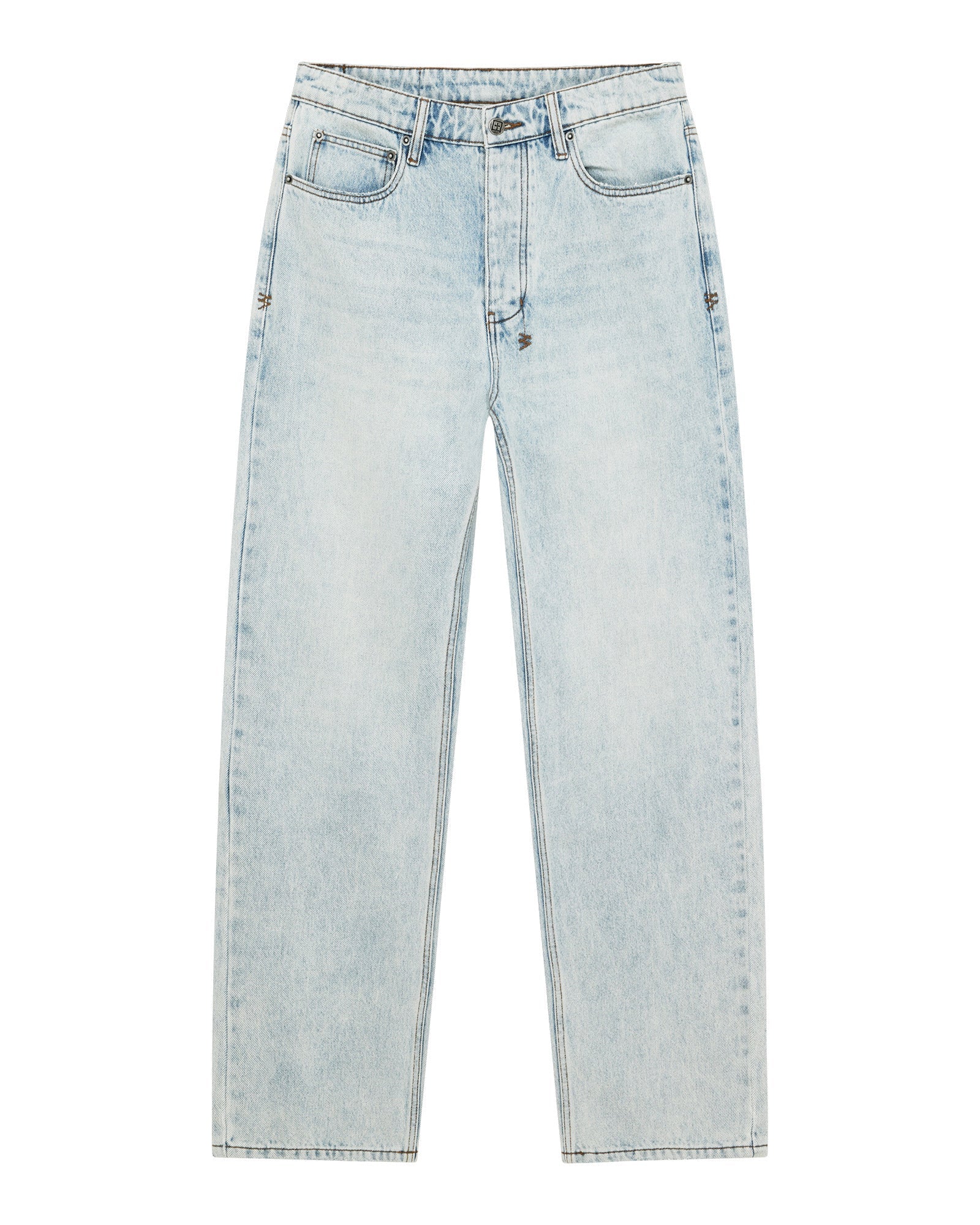 MENS  HAZLOW FROST BLUE STRAIGHT DENIM JEANS