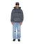MENS  BLASTED EKCESS HOODIE RHINO OVERSIZED FLEECE