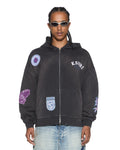 GENESIS EKCESS ZIP HOODIE CHARCOAL FADE