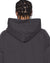 MENS  INTRUDER EKCESS HOODIE FADED BLACK OVERSIZED FLEECE