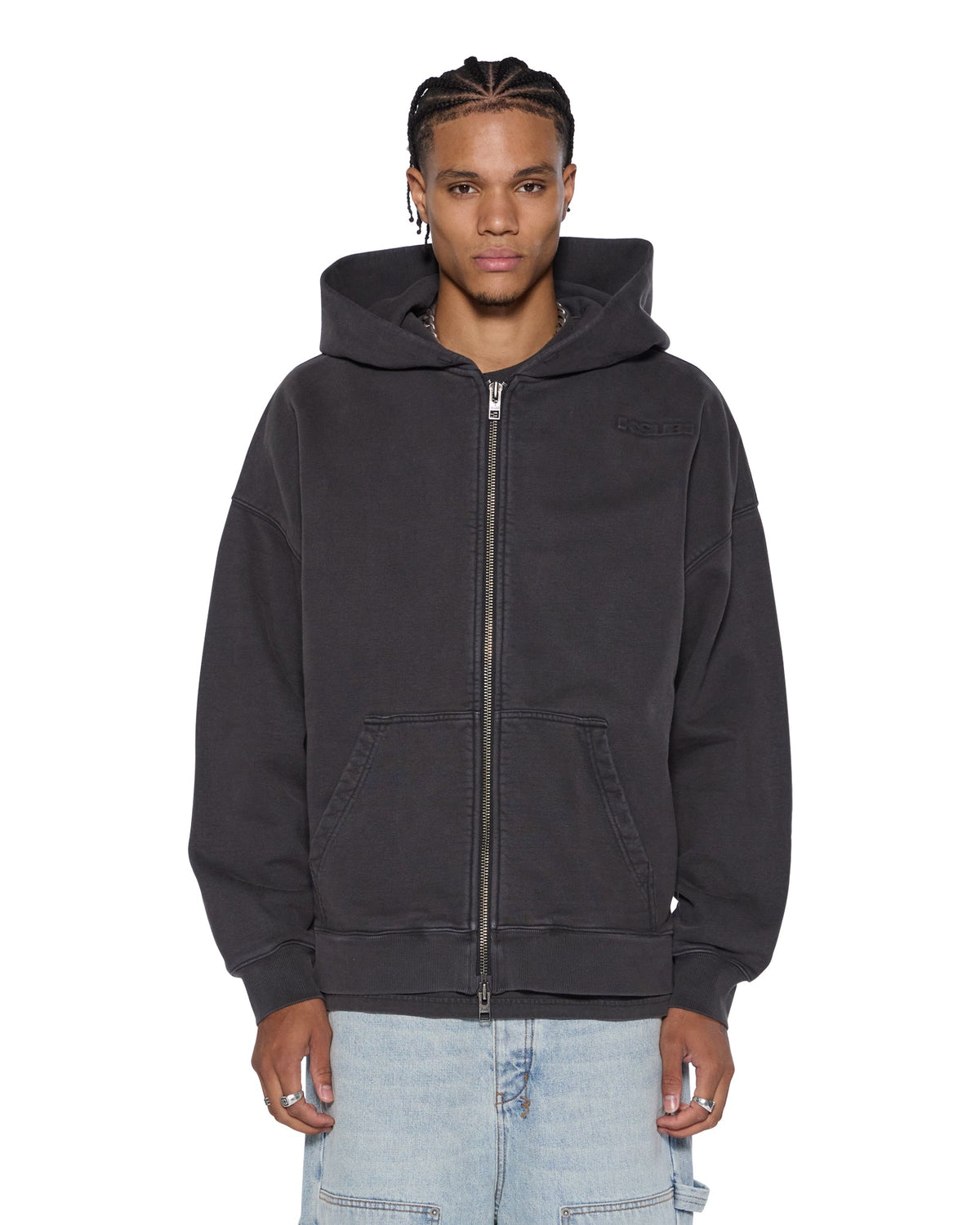 INTRUDER EKCESS HOODIE FADED BLACK