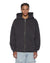 MENS  INTRUDER EKCESS HOODIE FADED BLACK OVERSIZED FLEECE