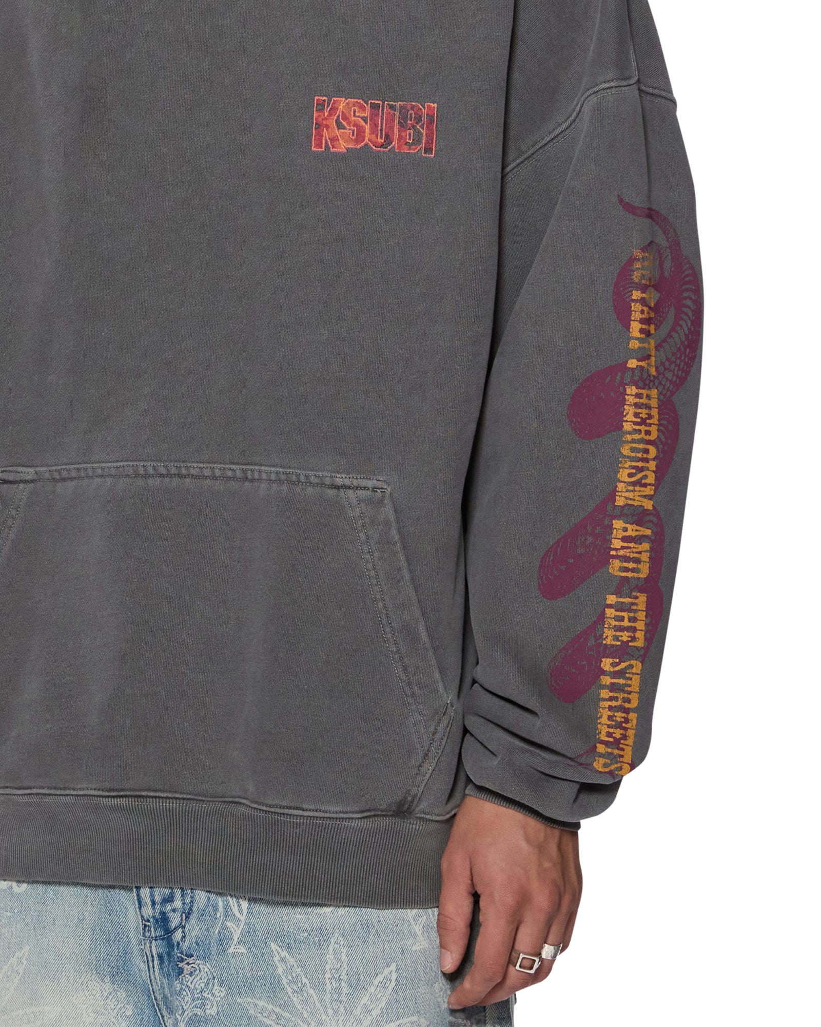 KICKSTART EKCESS HOODIE CHARCOAL