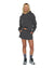 WOMENS  ORIGIN HOODIE CHARCOAL OVERSIZED FLEECE