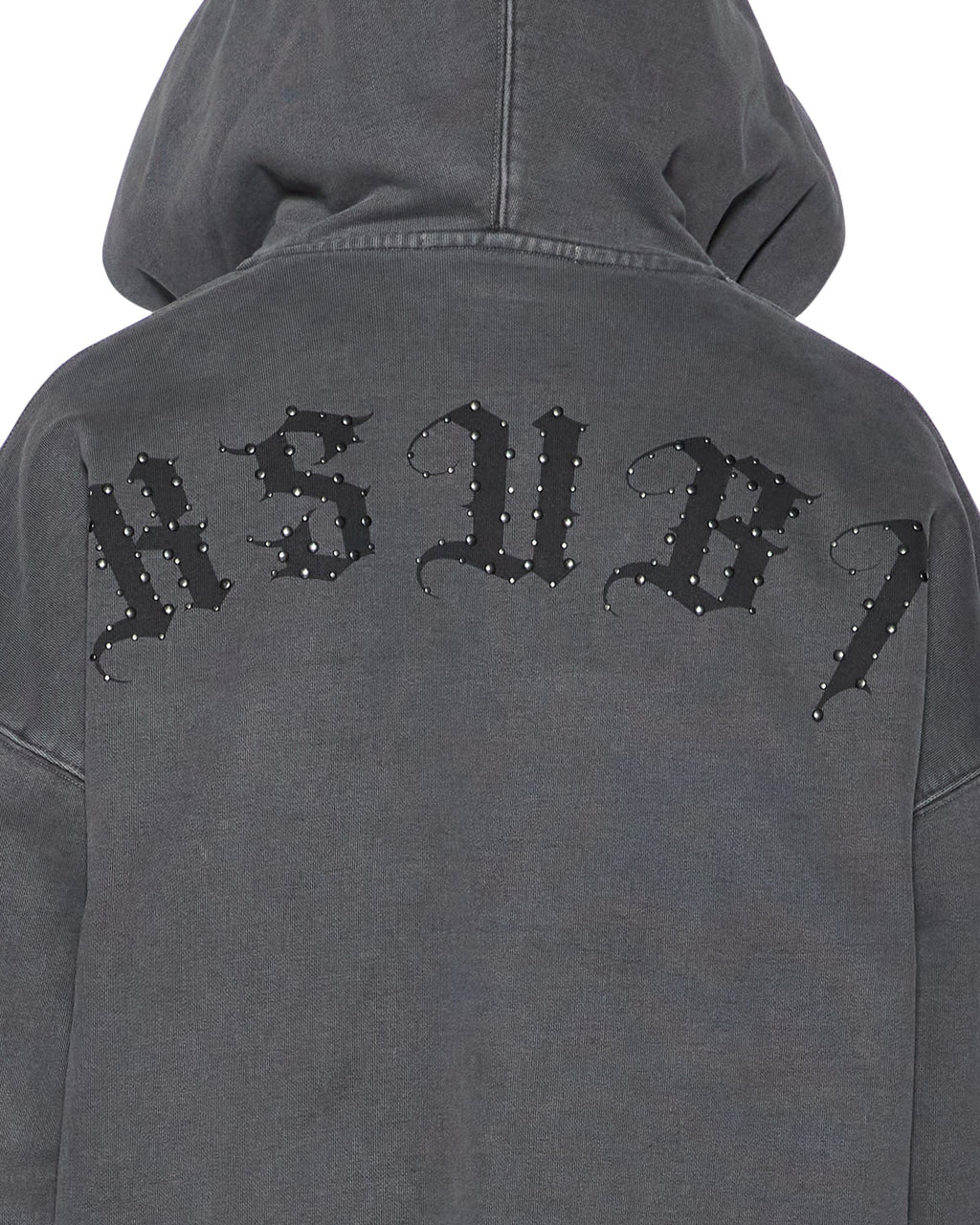 MENS SERPENT EKCESS HOODIE FADED BLACK FLEECE