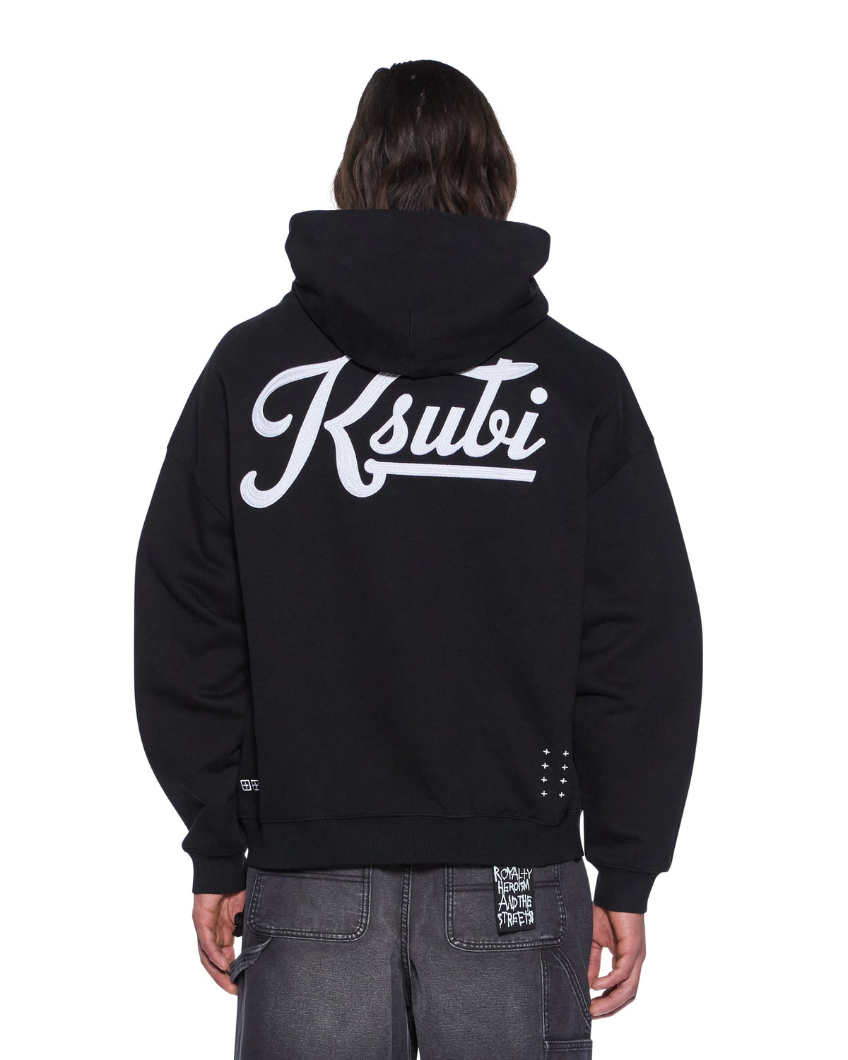 MENS OUTFIELD EKCESS HOODIE BLACK FLEECE
