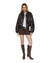 WOMENS  ALPHA CROP BOMBER WORN BLACK REGULAR JACKETS