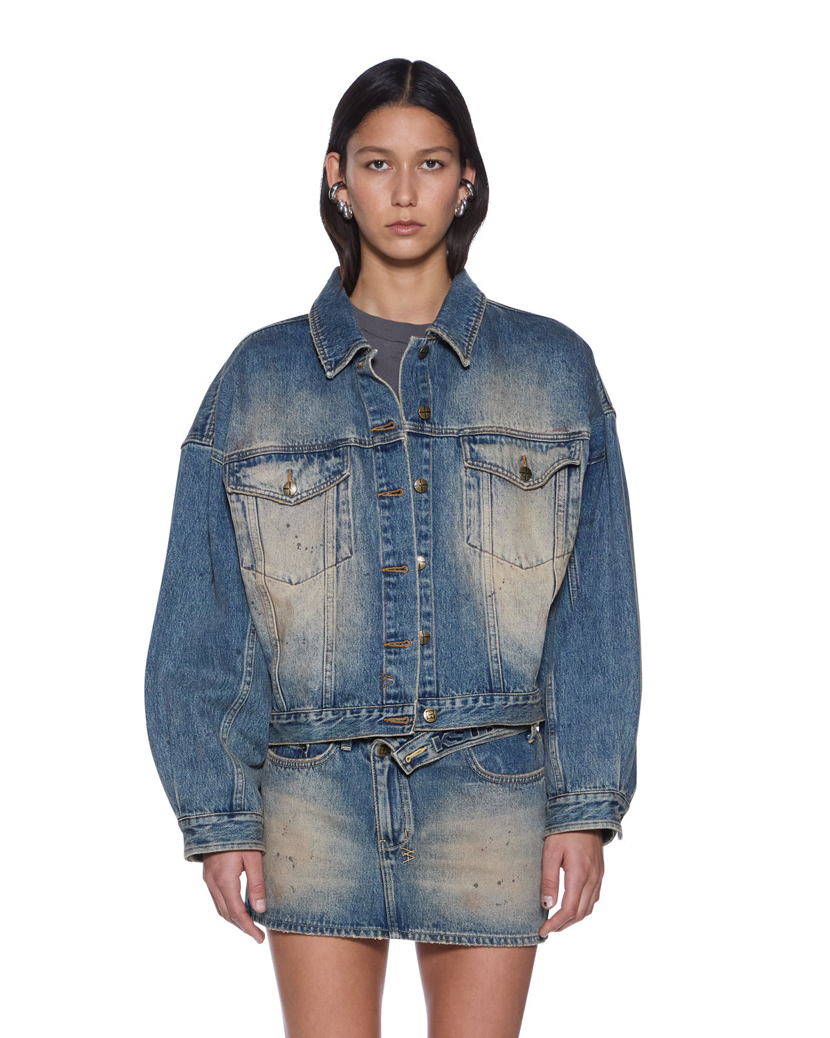 WOMENS RELAX TRUCKER JACKET DUNE JACKETS