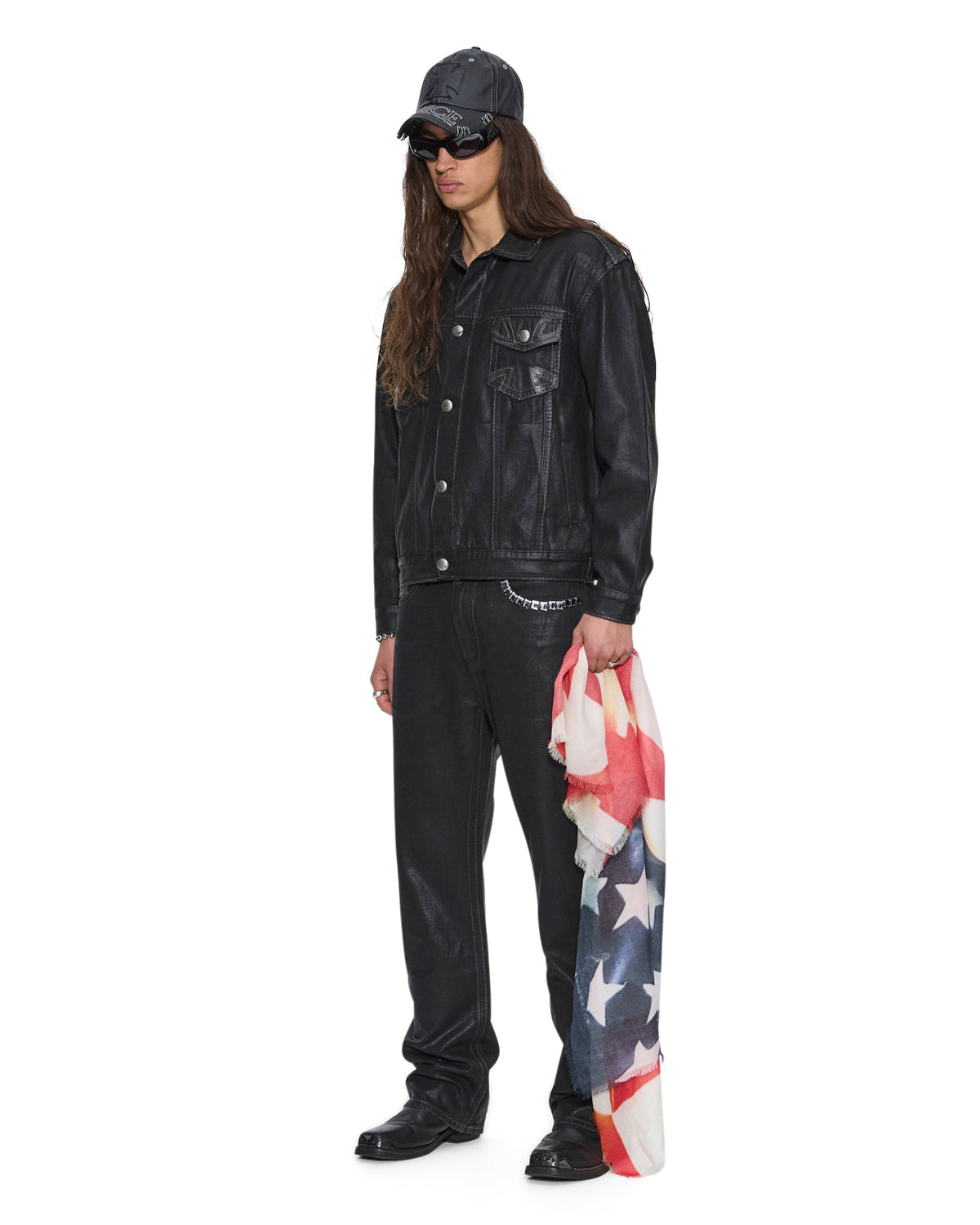 KSUBI X ALICE HOLLYWOOD OH G JACKET BLACK WAX
