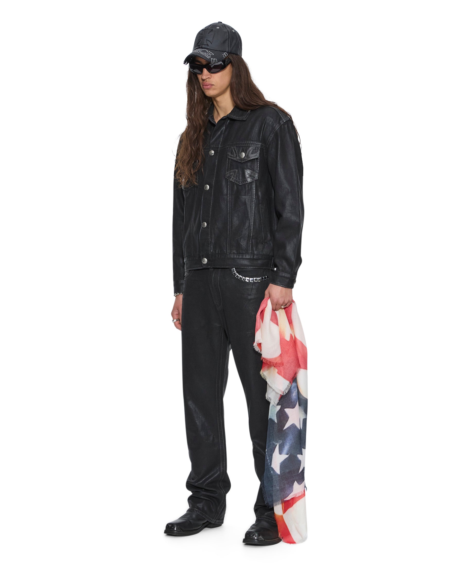 MENS  KSUBI X ALICE HOLLYWOOD OH G JACKET BLACK WAX REGULAR JACKETS