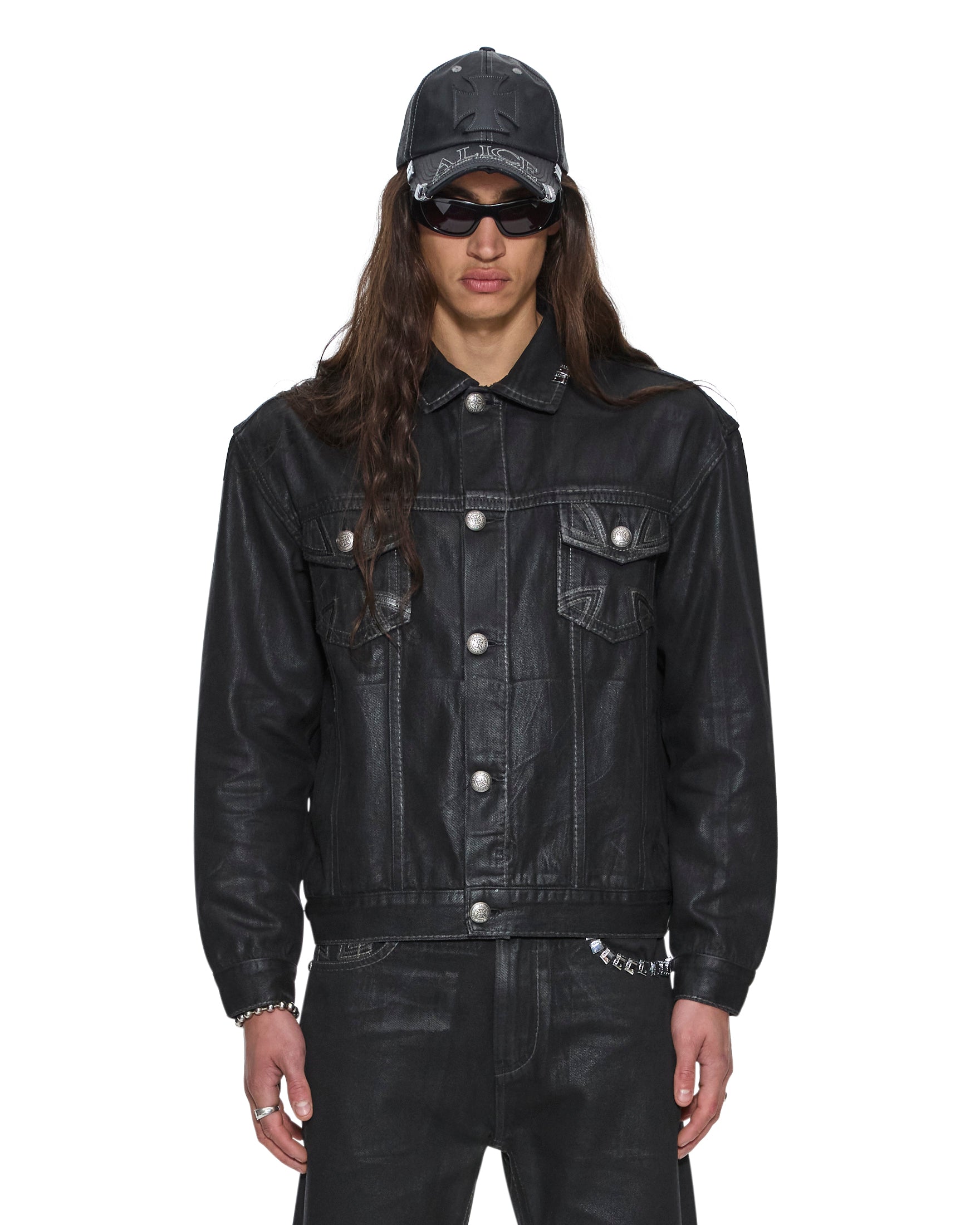 MENS  KSUBI X ALICE HOLLYWOOD OH G JACKET BLACK WAX REGULAR JACKETS