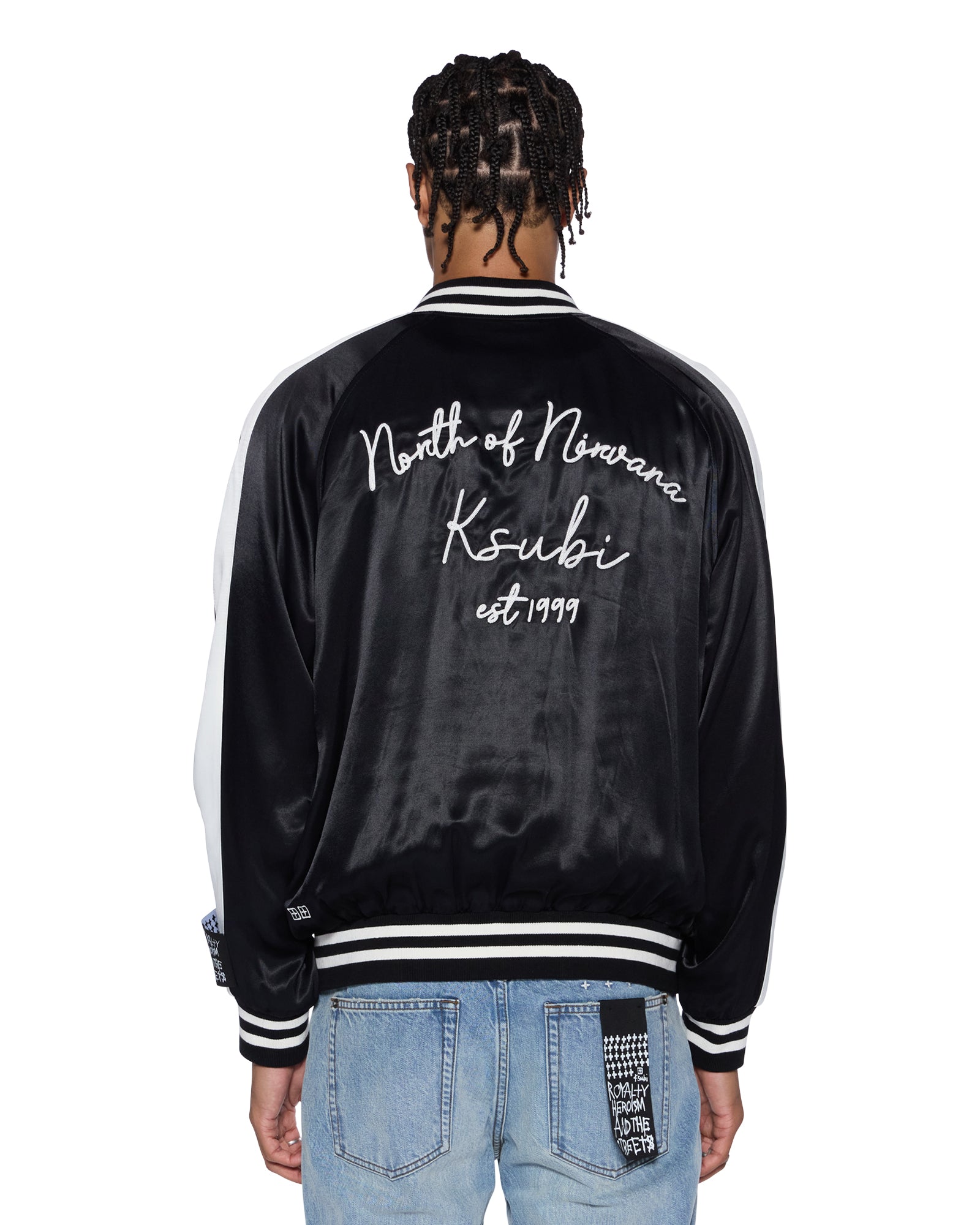 MENS  SALUD SOUVENIR JACKET BLACK REGULAR JACKETS