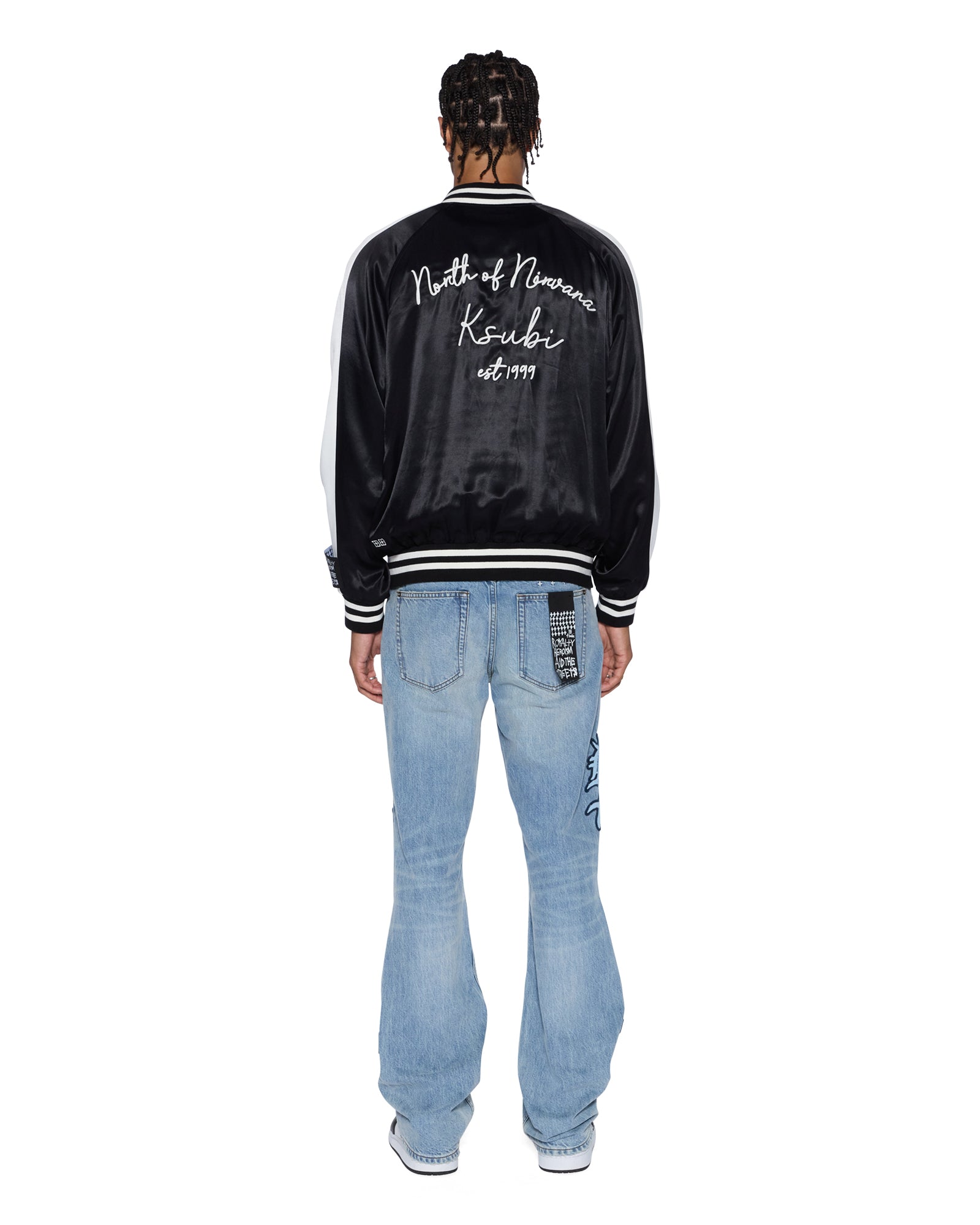 MENS  SALUD SOUVENIR JACKET BLACK REGULAR JACKETS
